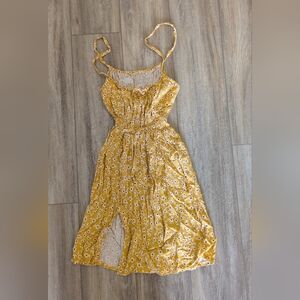Floral Yellow Sundress